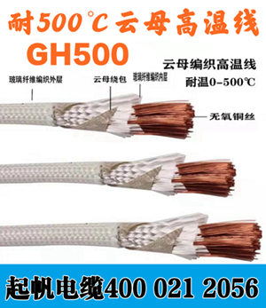 耐高溫電纜的型號、分類、性能及適用范圍